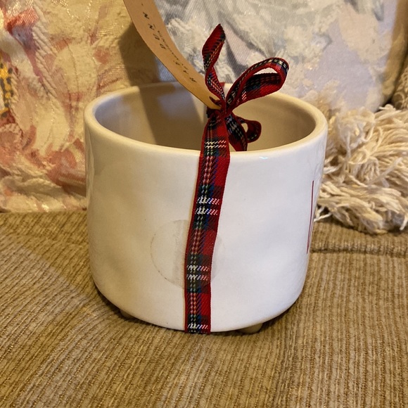 ❤️🎄❤️NWT Rae Dunn Ceramic Holiday “Wish” Small Planter - Picture 3 of 7